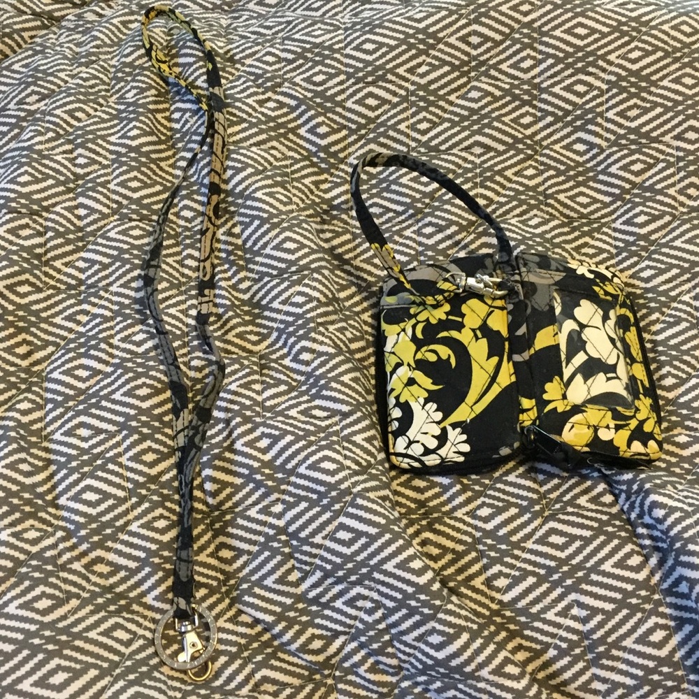 Vera Bradley Wristlet Wallet & Lanyard !!!!